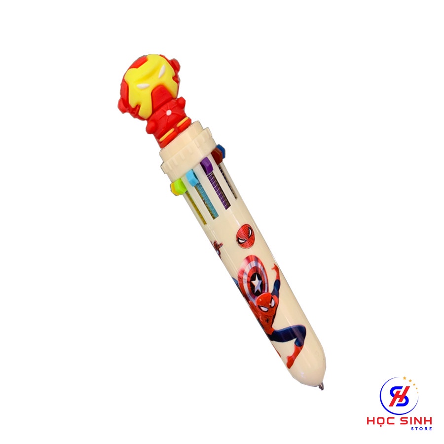 Bút Bi 10 Ngòi Dễ Thương 0.5mm [ Giao Mẫu Ngẫu Nhiên Cho Bé Trai Và Gái]