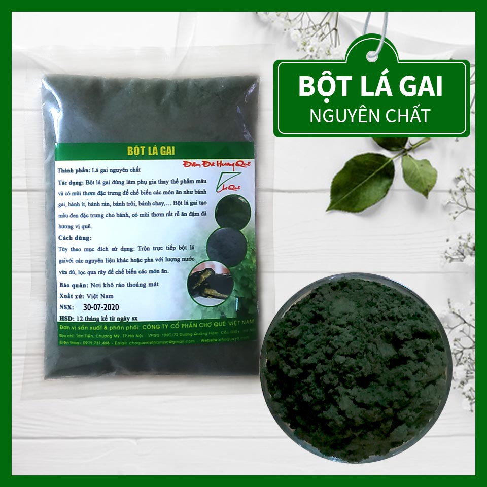 Bột Lá Gai Nguyên Chất Làm Bánh Gai Gói 50g/100g/150g/200gr