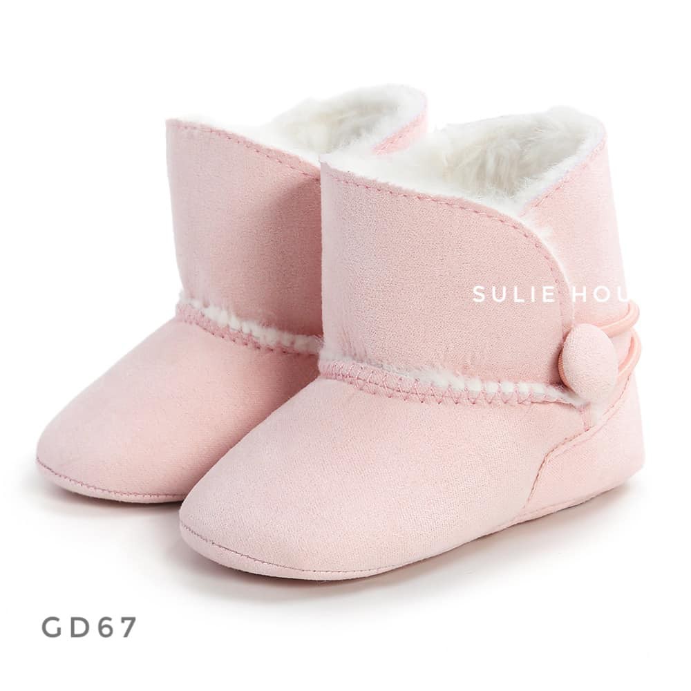 Bốt (boot) da lộn lót lông - GD67