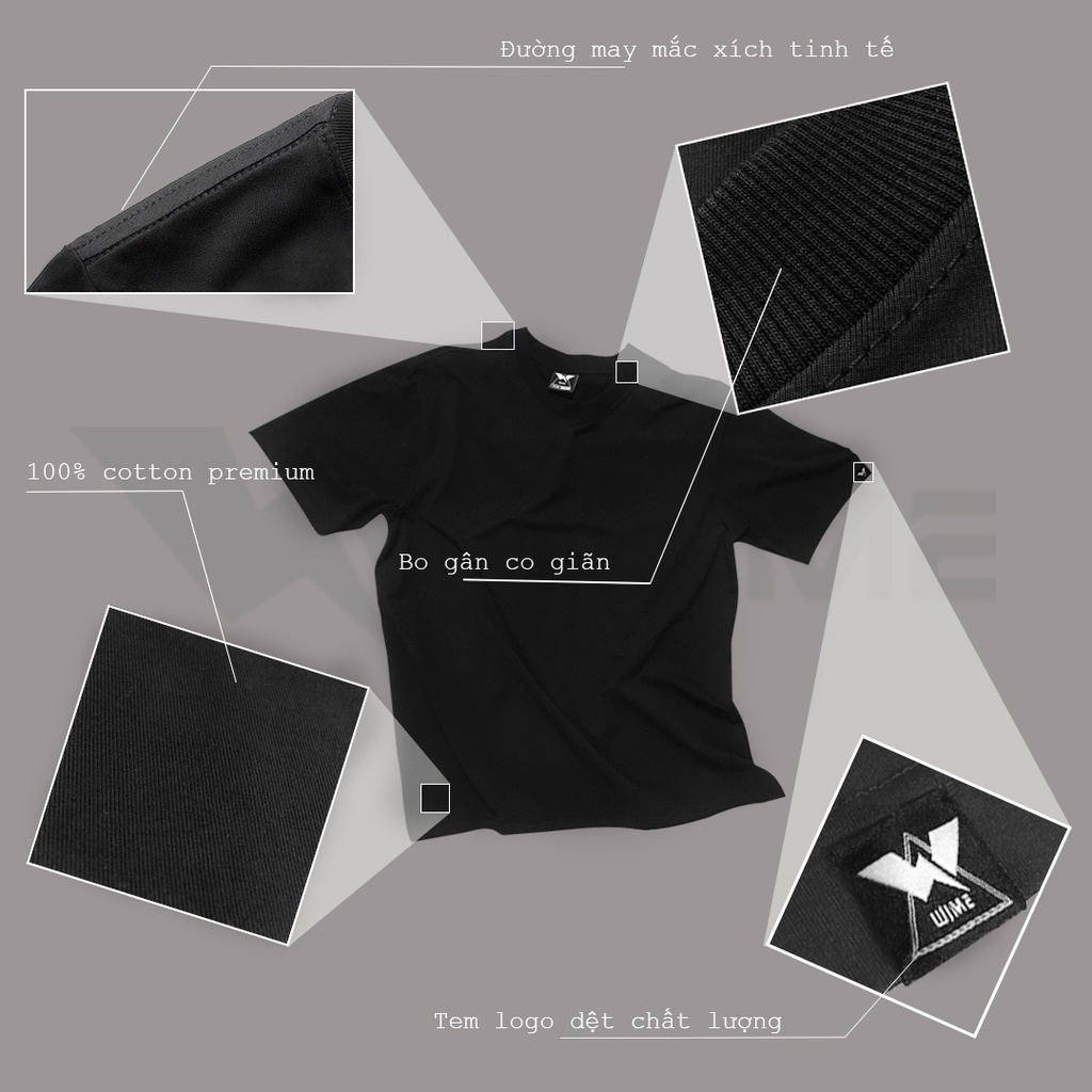 Áo Thun nam nữ WIME Tee Áo thun Local brand Unisex Form rộng