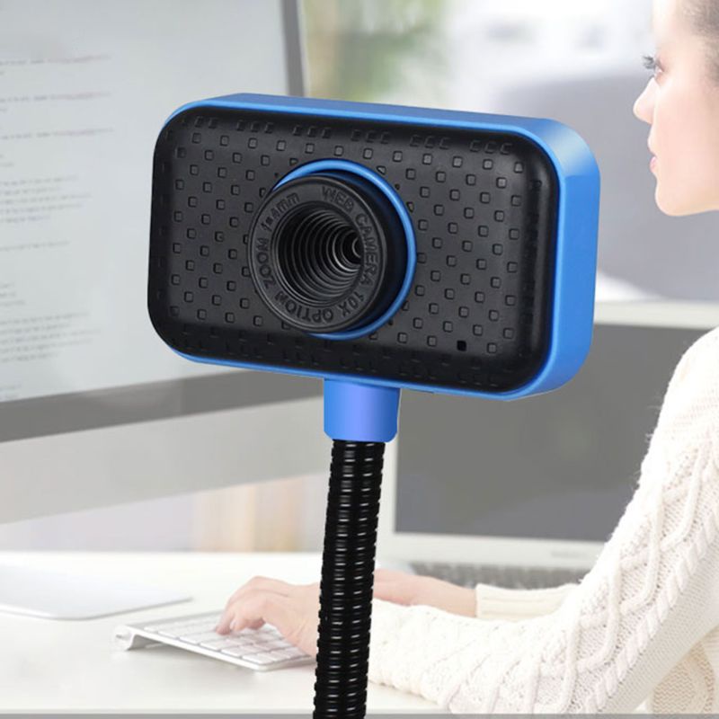 Webcam Bang Có Micro Giảm Tiếng Ồn Thiết Thực Sáng Tạo Cho Họp Online Courses