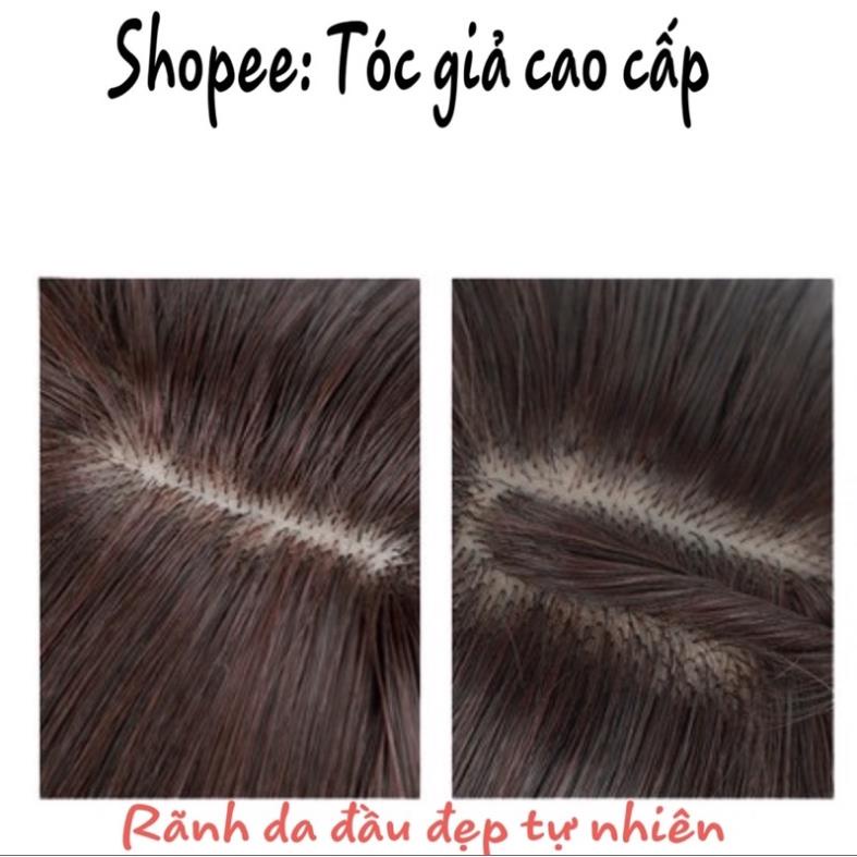 Tóc giả nguyên đầu xoăn dợn ❤️Tặng kèm lưới trùm ❤️ mã qs143