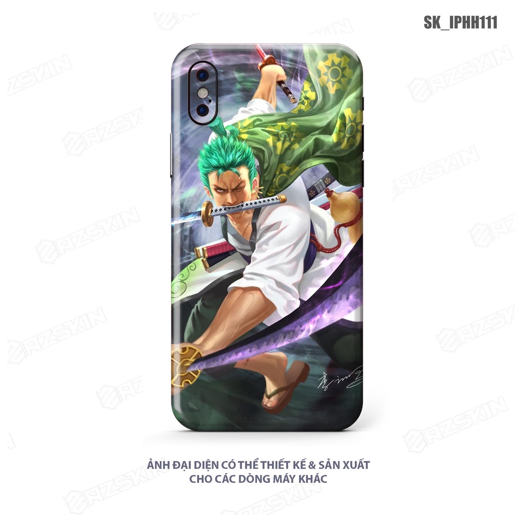 Miếng Dán Skin Hoạt Hình Full Lưng Viền Cho IP 7 - 14 Pro Max |SK_IPHH111| Chất Liệu Skin Cao Cấp, Khuôn Cắt CNC Dễ Dán