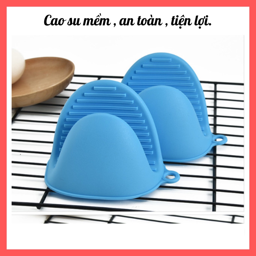Dụng cụ nhấc nồi chống nóng , cặp nhấc nồi , găng tay nấu nướng bằng cao su