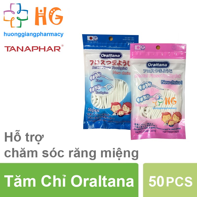 Tăm chỉ nha khoa Oraltana (Gói 50 PCS)