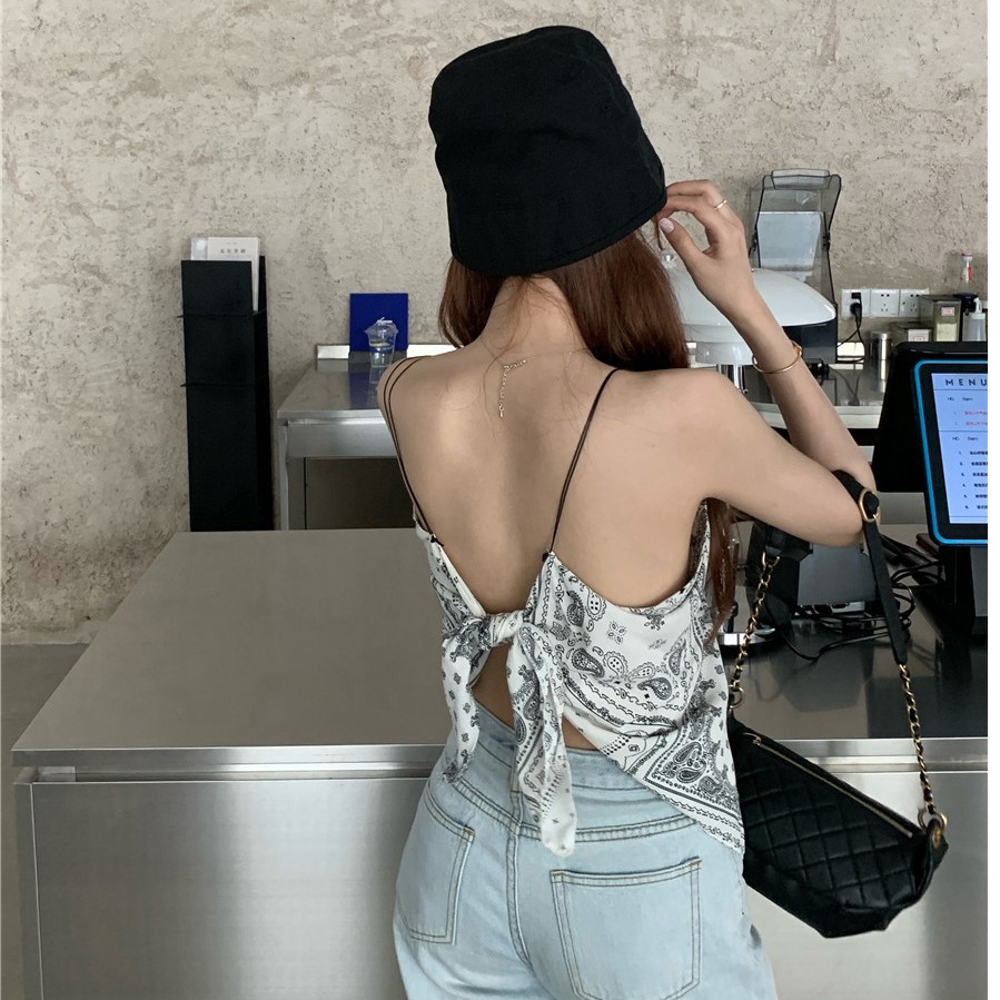 Áo sơ mi 2 dây kiểu nữ ulzzang