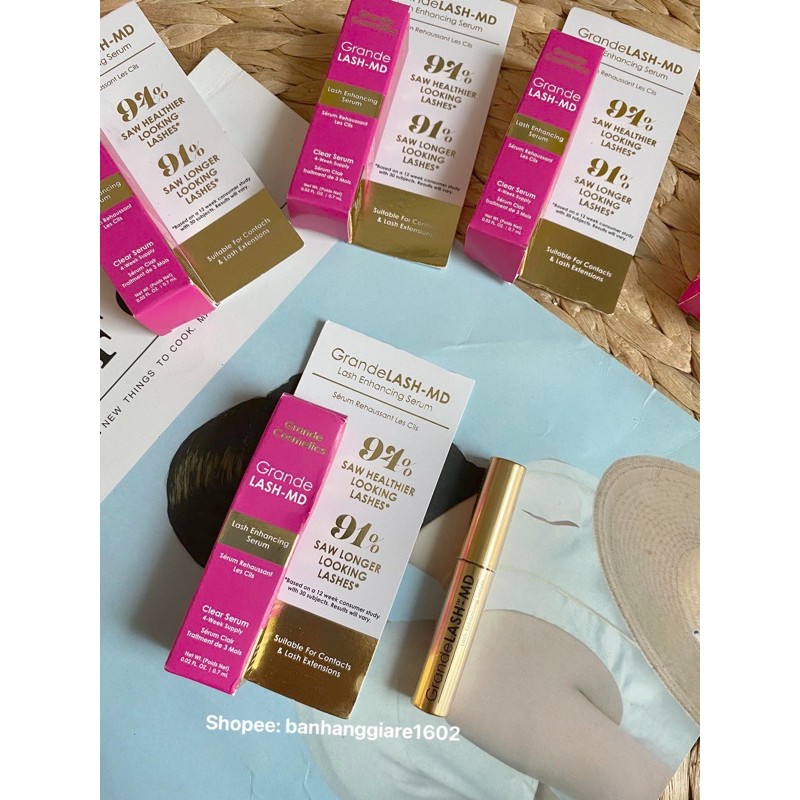 Huyết thanh dưỡng mi GrandeLash MD Lash Enhancing Serum Grande Cosmetics 0.7ml