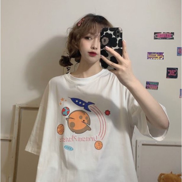 Áo thun tay lỡ Unisex Awesometee, áo phông form rộng ATL M165-90