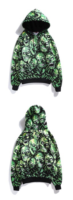 SUPREME: Skull Pile Hoodie Sweatshirt  Multi