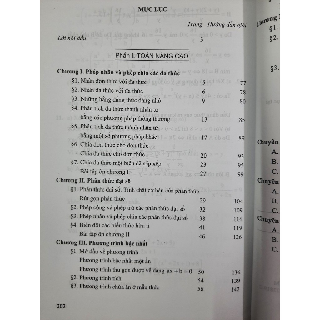 Sách - Toán nâng cao & Các chuyên đề Đại số 8