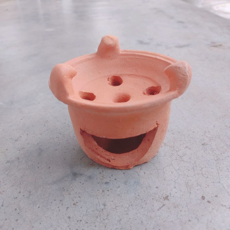 Lò đất nung mini lò đất nấu ăn cho bé có thể nấu thật - Ảnh thật tại shop - Hàng thủ công xứ Nẫu