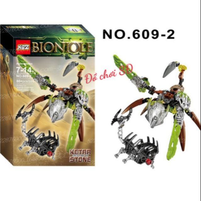 609-2 - HỘP MÔ HÌNH LẮP RÁP BIONICLE