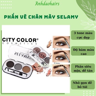 Phấn vẽ mày S.e.l.a.m.y 3 ô