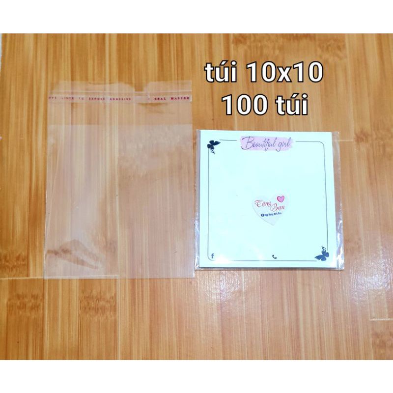 Túi bóng kính, túi bóng đựng thẻ nail