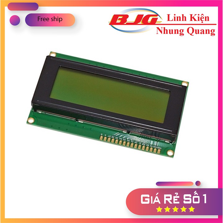 Màn Hình LCD 20x4 Xanh Lá- Linh kiện điện tử 3m