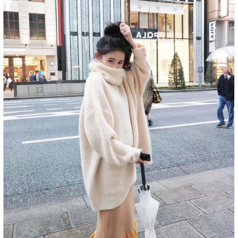 ❀Hàng Sẵn Sàng 3 Màu❀Áo Len Cánh Dơi Dài Tay Phong Cách Hàn Quốc Mới | BigBuy360 - bigbuy360.vn