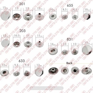 Bộ đột cúc (nút) 4 chi tiết