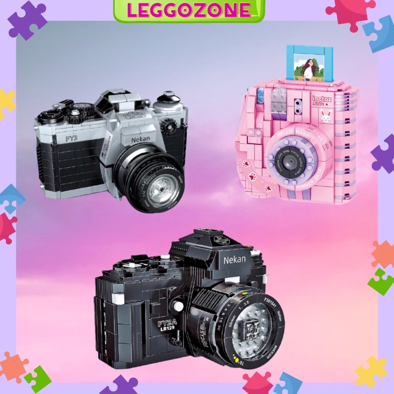 Đồ Chơi Lắp Ráp Xếp Hình Lego Mô Hình Máy Ảnh LEGGOZONE 5 Loại