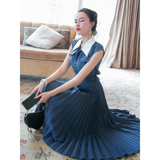 Đầm lụa kèm bell