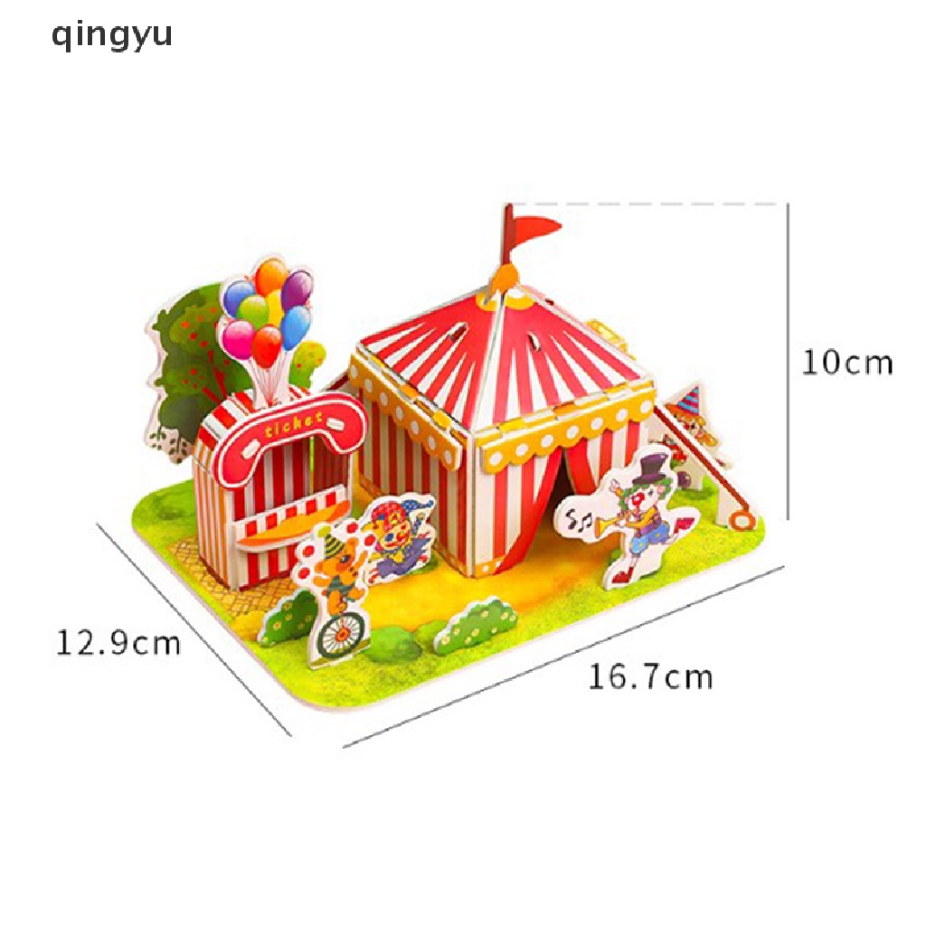 1 Bộ Xếp Hình 3D DIY Giáo Dục Cho Bé