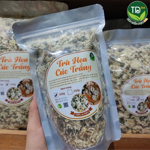 [Hàng Loại 1] Trà Hoa Cúc Trắng (Bạch Cúc) dùng pha trà, an thần, ngủ ngon, ổn định huyết áp, thanh nhiệt, giải độc