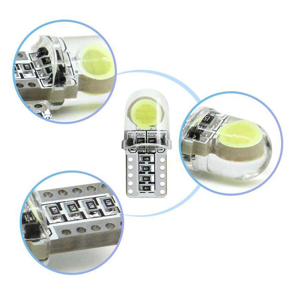 Set 4 Đèn LED COB Siêu Sáng Ánh Sáng Trắng Dành Cho Ô Tô
