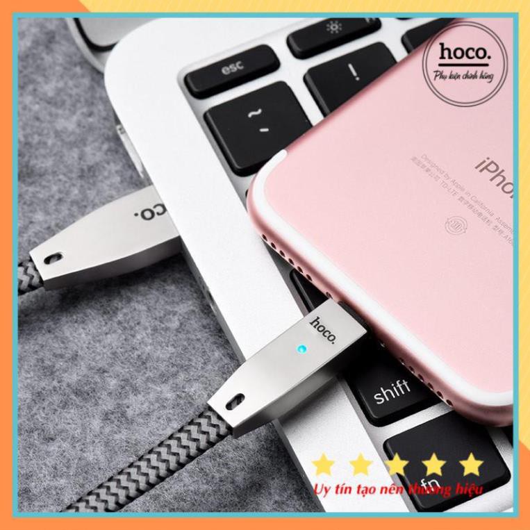 Dây Cáp Sạc Tự Ngắt Khi Pin Đầy Cho Iphone Hoco U11 Chính Hãng