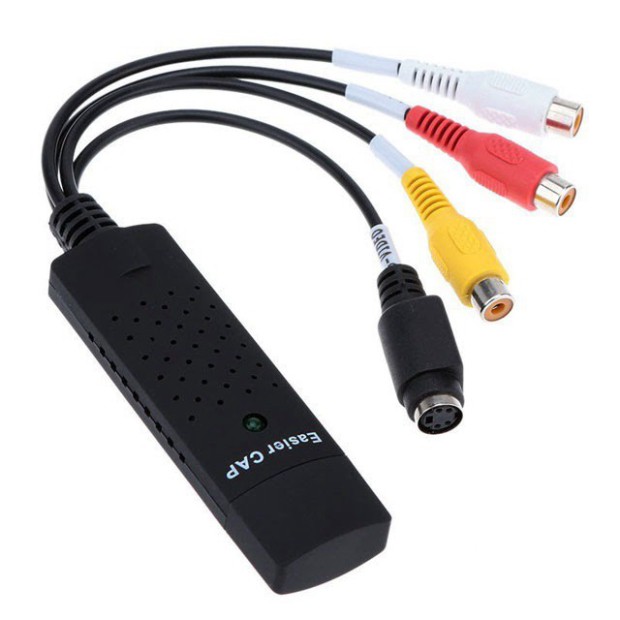 Easy Cap USB 2.0 Ghi chương trình TV-VCD-DVD-Camera vào Máy tính (Xả Kho) Cáp chuyển hình ảnh giá rẻ Shop congngheso23