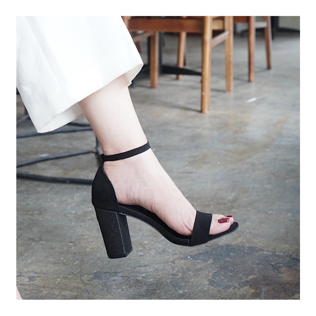 Giày sandal nữ phong cách hàn quốc da trơn mã LTS1