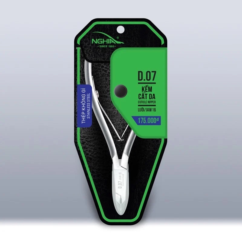 Kềm Nghĩa cắt da inox D07, kìm nghĩa d07, kìm nhặt da D07, kìm inox