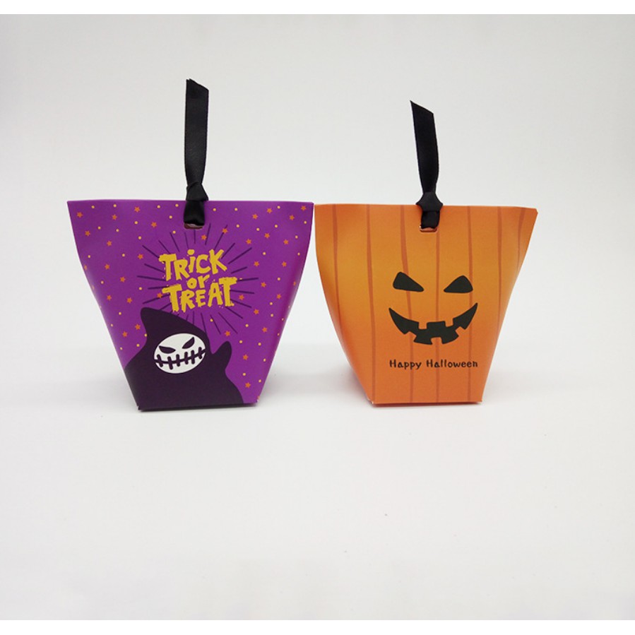 [Sỉ] Hộp quà xếp siêu đẹp, giá rẻ Halloween 01 (Kèm Ruy Băng như hình) | BigBuy360 - bigbuy360.vn