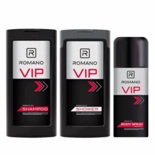 Coompo tắm romano vip 180+ gội romano víp 180+ xịt romano vip 150ml