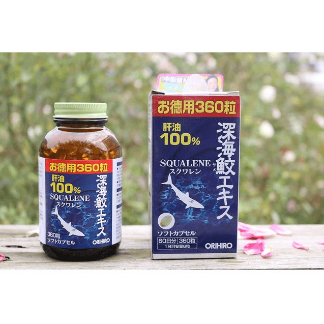 Sụn Vi Cá Mập Orihiro Deep Sea Shark 360 viên Nhật Bản