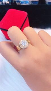 Nhẫn nữ mạ vàng 18k
