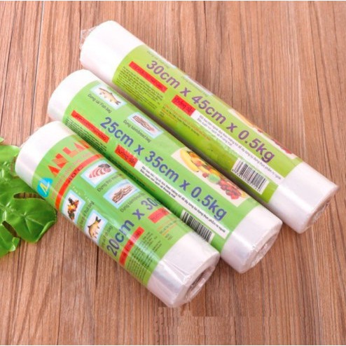 [ BAO GIÁ TOÀN QUỐC ] 1 CUỘN TÚI ĐỰNG THỰC PHẨM 20 X 30CM NẶNG 500G HÀNG XỊN