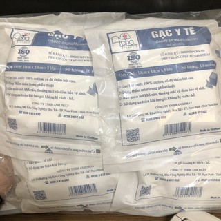 Combo 100 gói gạc phẫu thuật 10x10x8 lớp