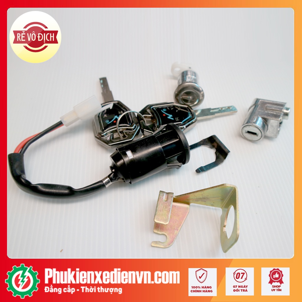 Bộ 3 khoá chống cắt xe điện Xmen chất lượng cao, mẫu đẹp