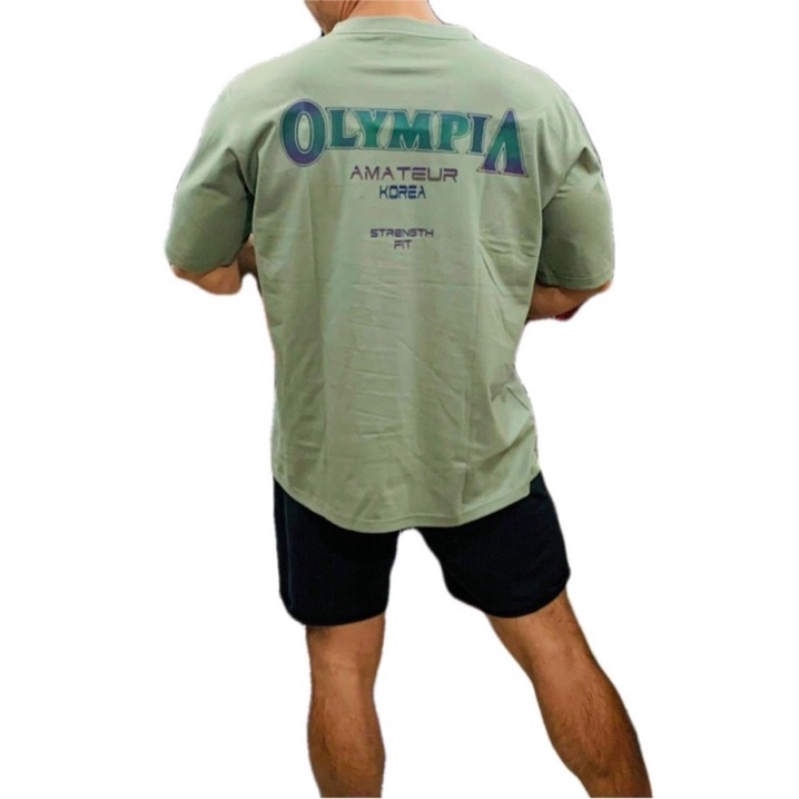 Áo Phông OverSize OLYMPIA SIÊU THOÁNG MÁT SIÊU BỀN DÀNH CHO DÂN TẬP GYM ,  GYMMER 100% COTTON