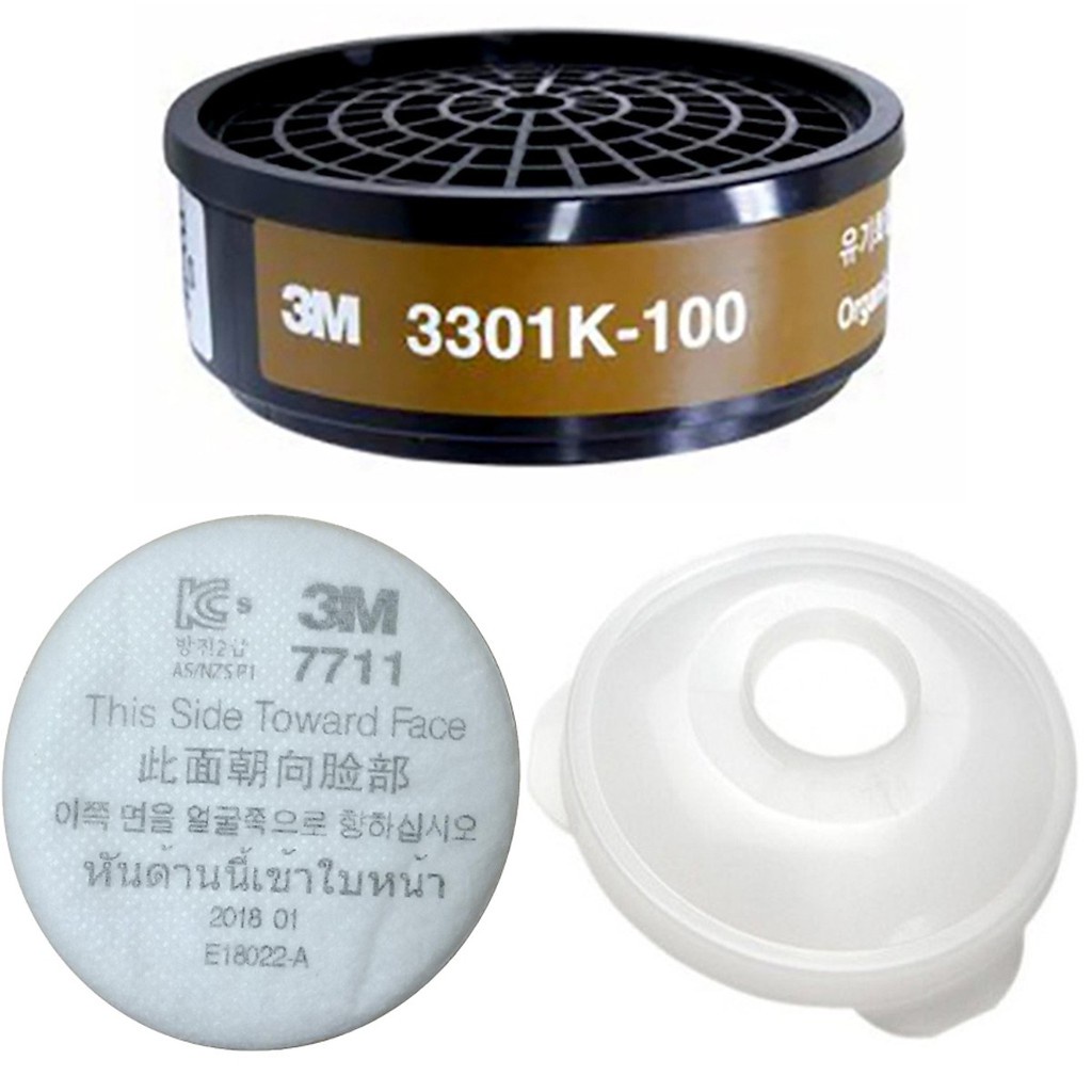 Nắp nhựa 3M 774 dùng cho mặt nạ phòng độc 3200 Nắp nhựa giữ tấm lọc 7711 xsafe