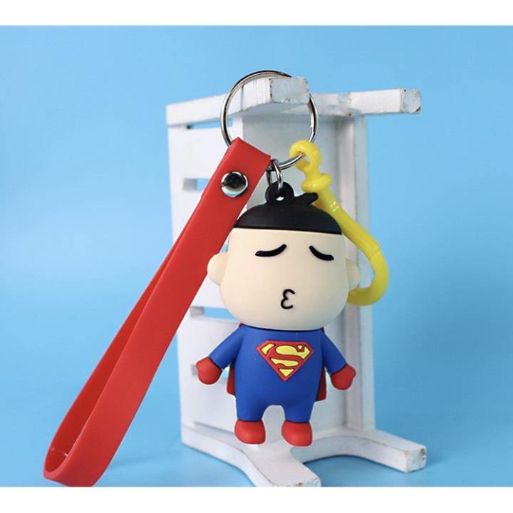 Charm /Jibitz gắn dép CROCS - MÓC CHÌA KHÓA BA LÔ thời trang siêu nhân Marvel