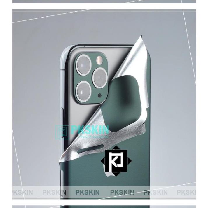 Miếng dán full viền ip 11/11 pro max/12/12 pro/12 pro max/13/13 pro/13 pro max/13 mini xanh rêu.