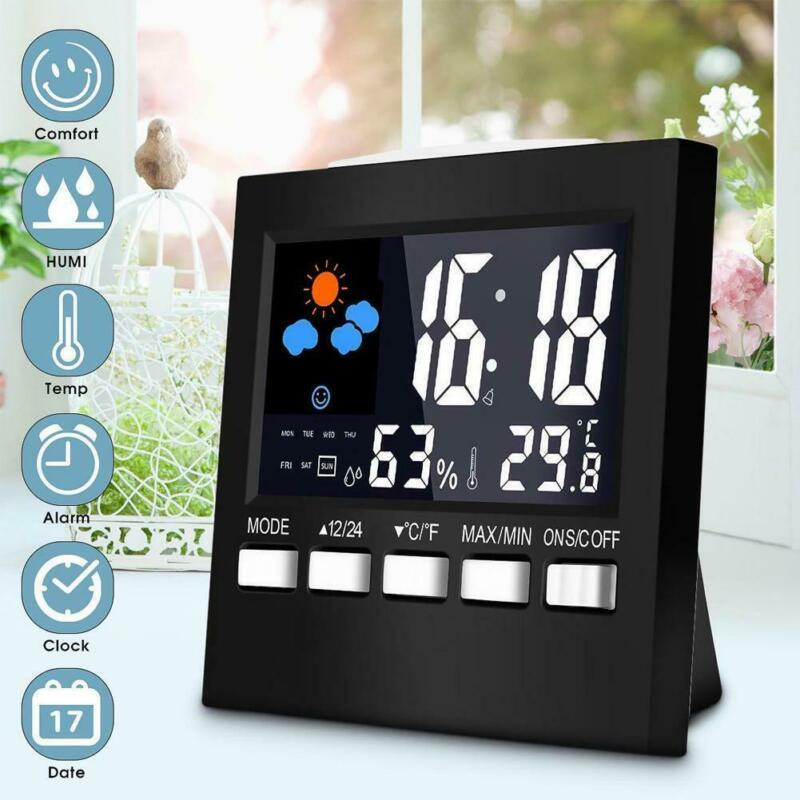 Đồng Hồ Đo Nhiệt Độ Độ Ẩm Màn Hình LCD S5O0 A8D5 C8R8 V0J1 Mới