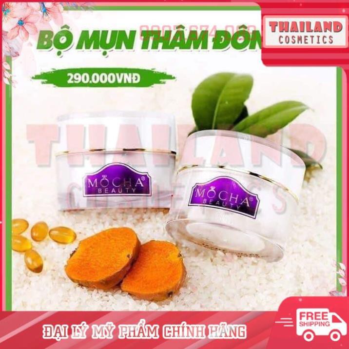 Bộ đôi mụn thâm Mocha không còn thâm mụn