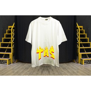 Áo phông oversize tee trắng (5 hình)