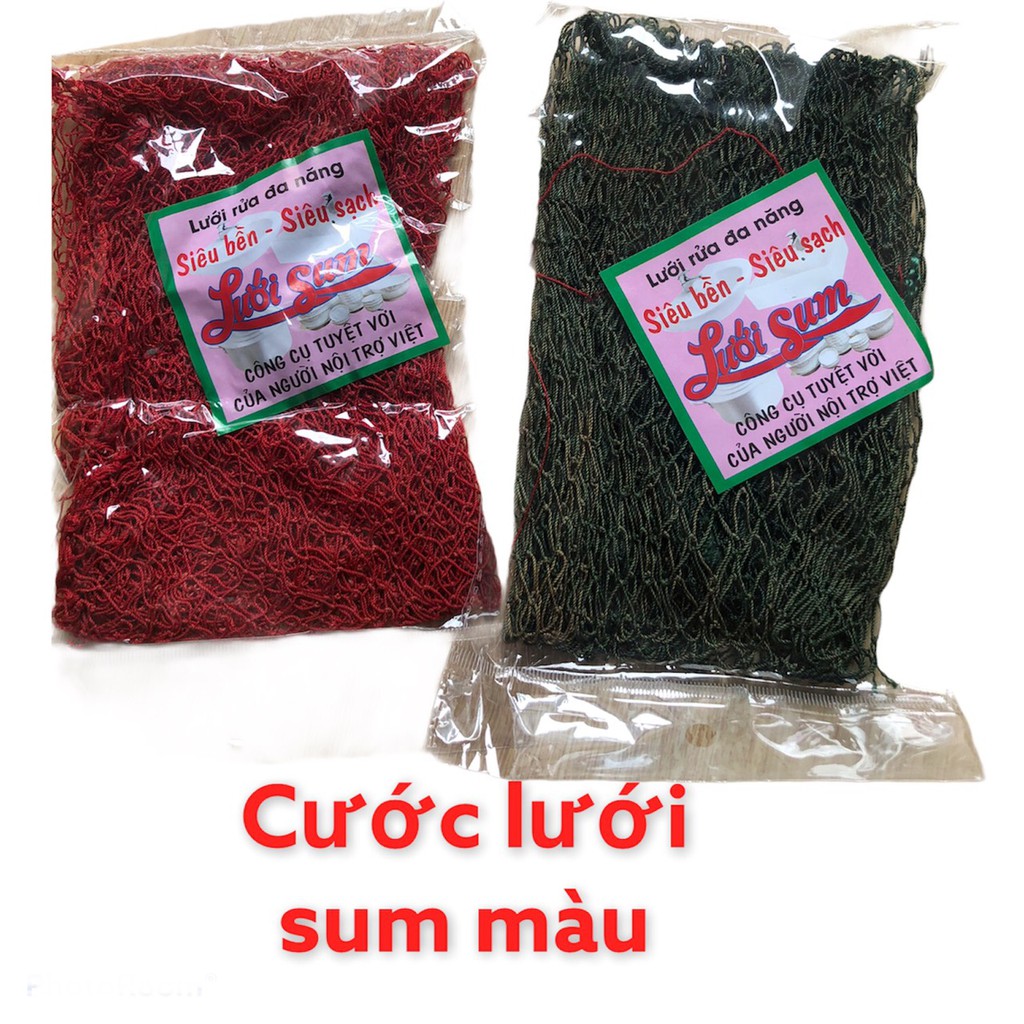 10 cước lưới chùi xoong nồi sum màu