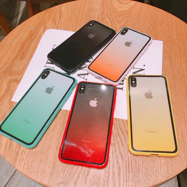 Ốp Lưng Ombre Giả Kính 7 Màu Siêu Đẹp (Hot) - Ốp Iphone