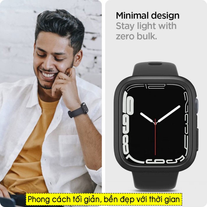 Ốp Apple Watch Series 7/8 - 45mm Spigen Thin Fit