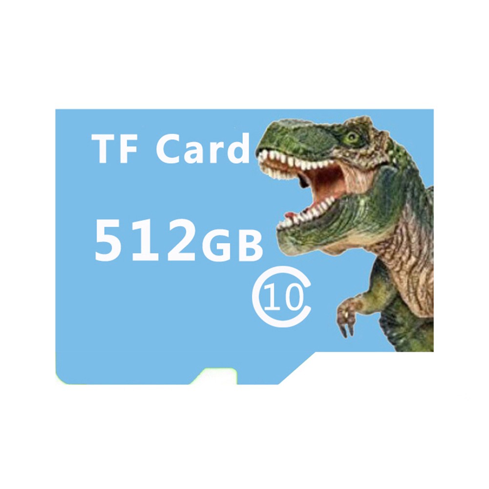 Thẻ Nhớ Micro Sd Tf 128 / 256 / 512gb Hình Khủng Long Cho Máy Ảnh Mp4 N40