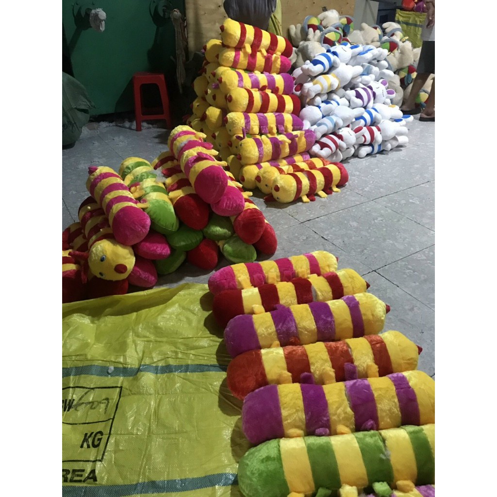 Gấu bông mô hinh con sâu