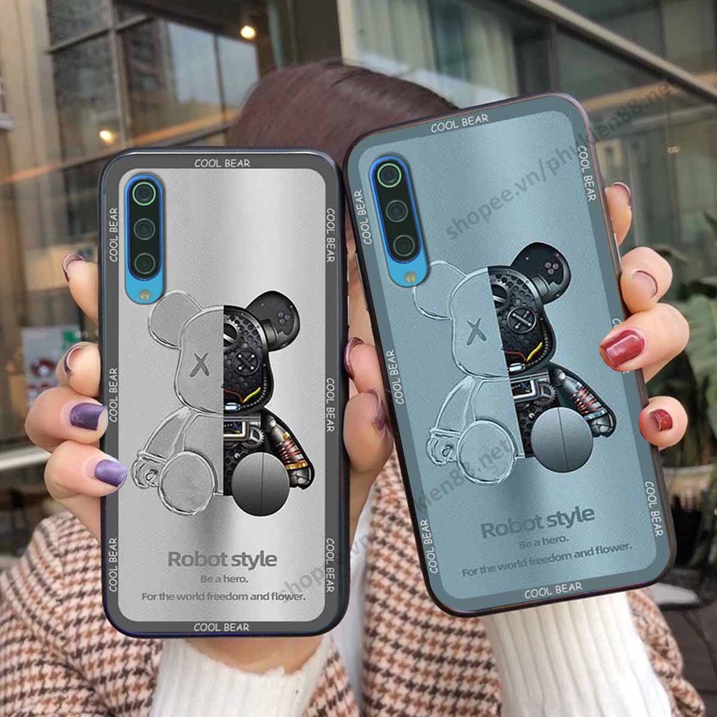 Ốp Xiaomi Mi 9 SE bear, k@ws thương hiệu phong cách ốp lưng thời trang cao cấp